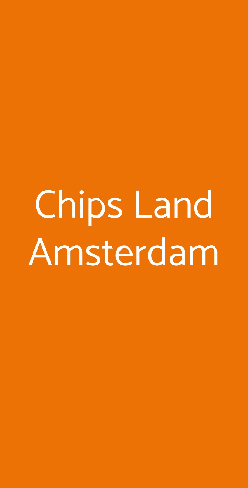 Chips Land Amsterdam Arzano menù 1 pagina