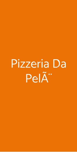 Pizzeria Da PelÃ¨, Bari