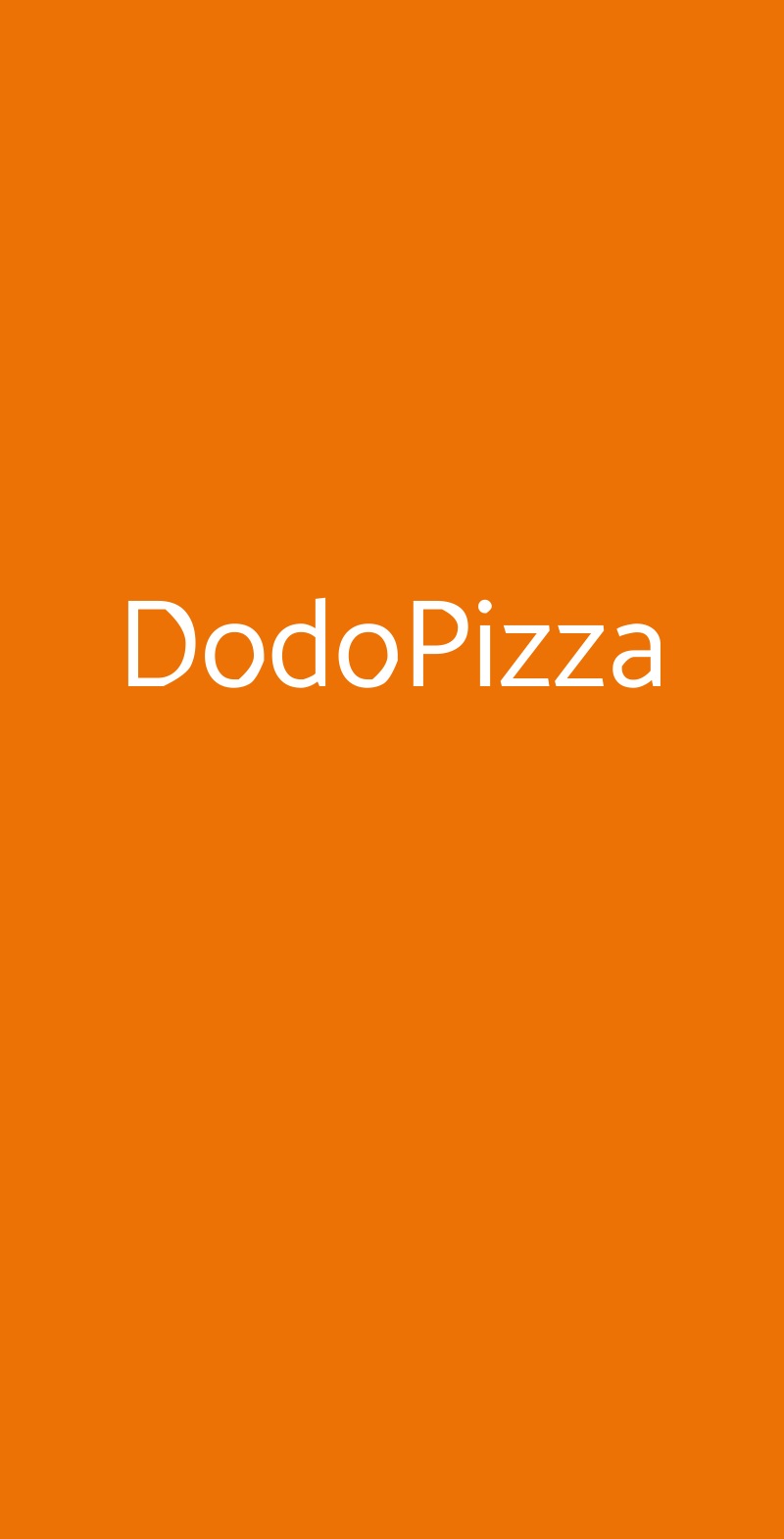 DodoPizza Bologna menù 1 pagina