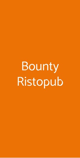 Bounty Ristopub, Bologna