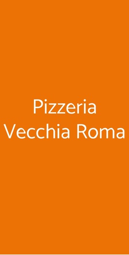 Pizzeria Vecchia Roma, Bologna