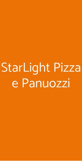 Starlight Pizza E Panuozzi, Busto Arsizio