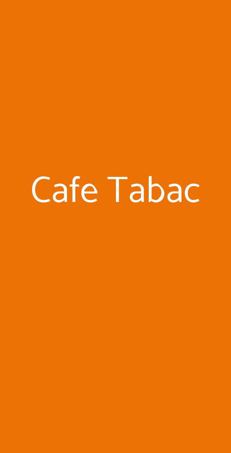 Cafe Tabac Torino menù 1 pagina