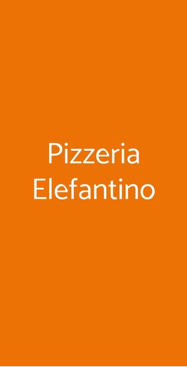 Pizzeria Elefantino, Roma