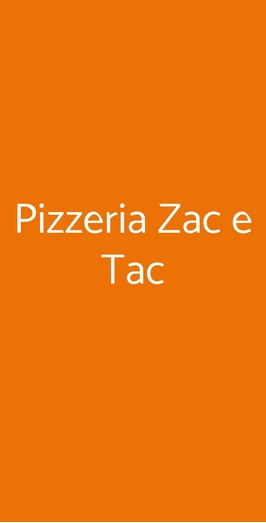 Pizzeria Zac E Tac, Trento