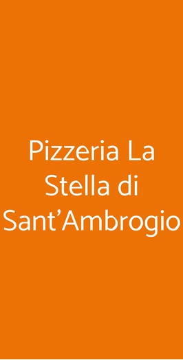 Pizzeria La Stella Di Sant'ambrogio, Varese