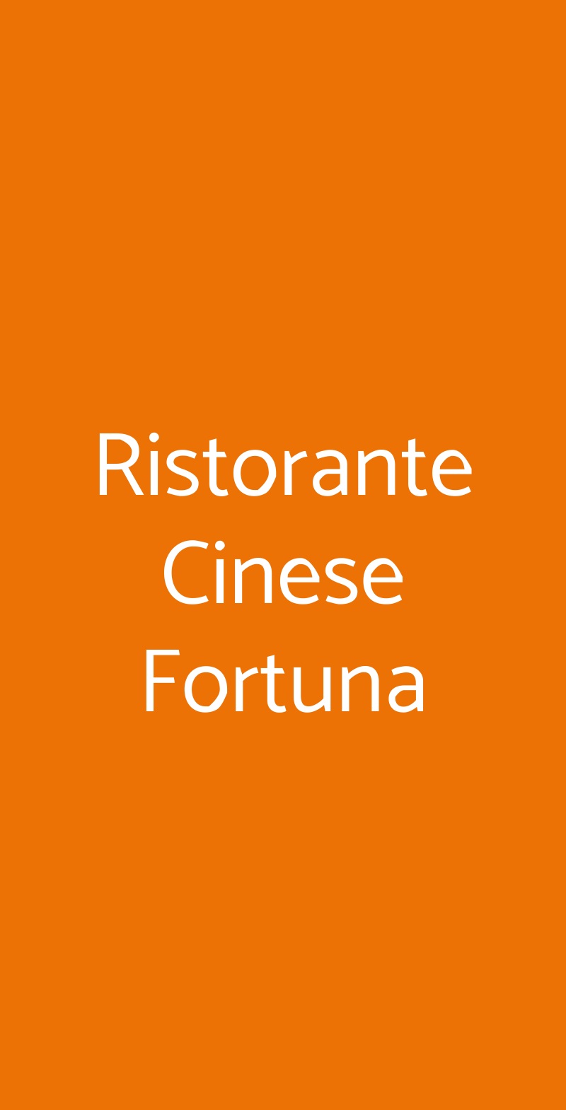 Ristorante Cinese Fortuna Forli menù 1 pagina