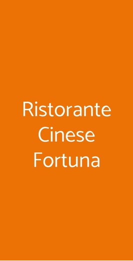 Ristorante Cinese Fortuna, Forli