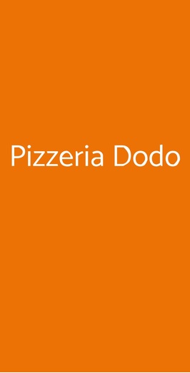 Pizzeria Dodo, Castiglione Torinese