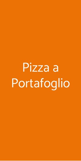 Pizza A Portafoglio, Lecce