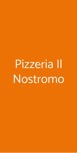 Pizzeria Il Nostromo, Massa