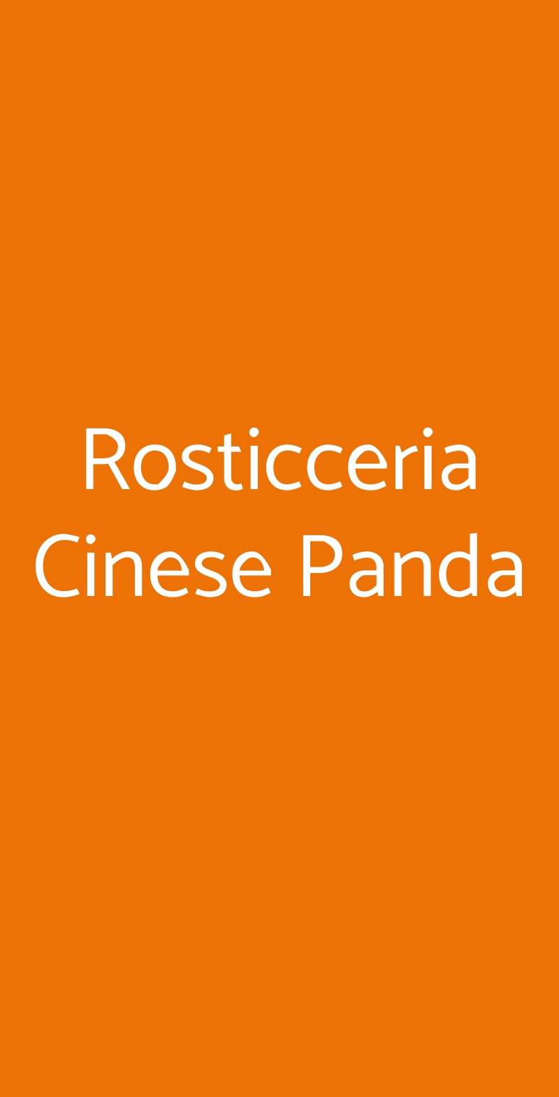 Rosticceria Cinese Panda Savona menù 1 pagina