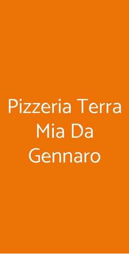Pizzeria Terra Mia Da Gennaro, Settimo Milanese