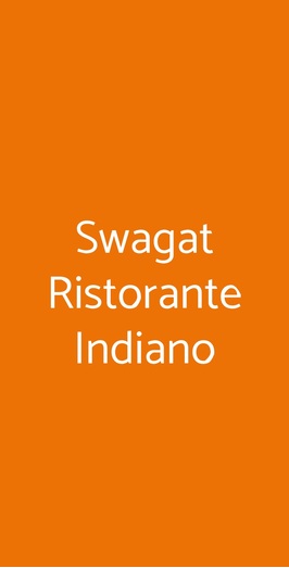 Swagat Ristorante Indiano, Torino
