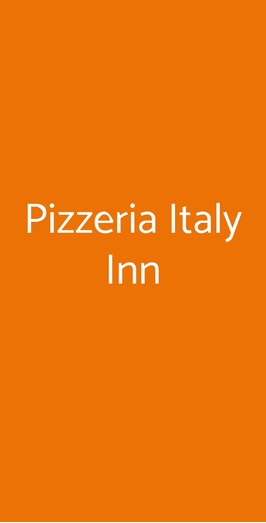 Pizzeria Italy Inn, Torino