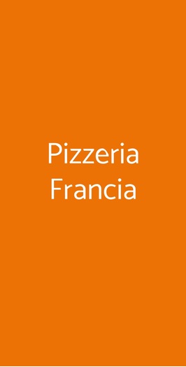 Pizzeria Francia, Torino