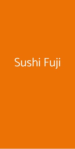 Sushi Fuji, Torino