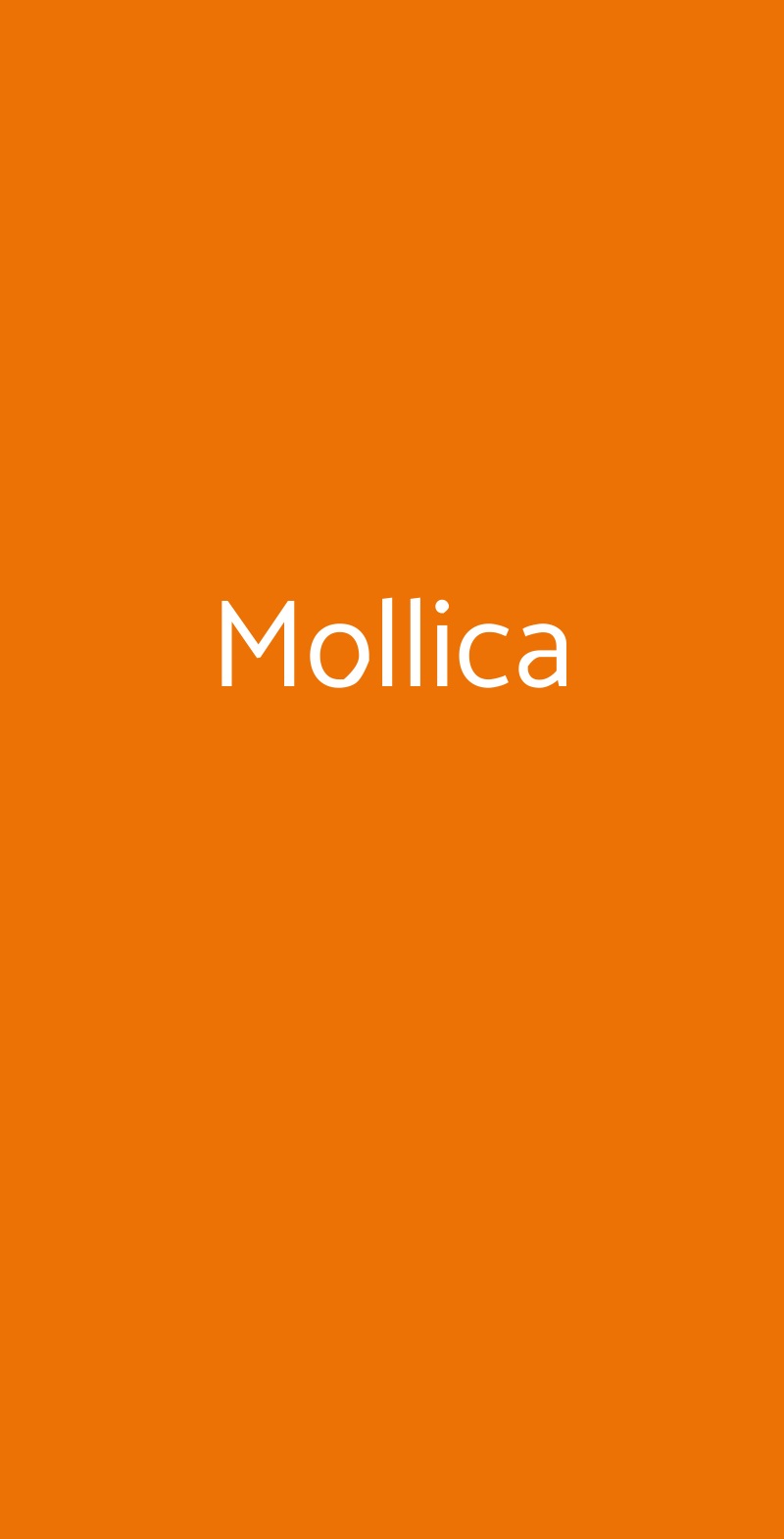 Mollica Torino menù 1 pagina