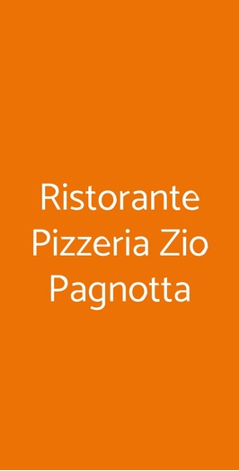 Ristorante Pizzeria Zio Pagnotta, Torre del Greco