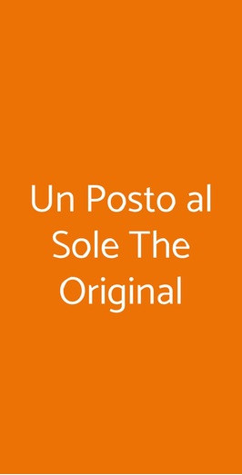Un Posto Al Sole The Original, Torre del Greco