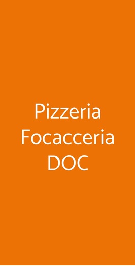 Pizzeria Focacceria Doc, Trieste