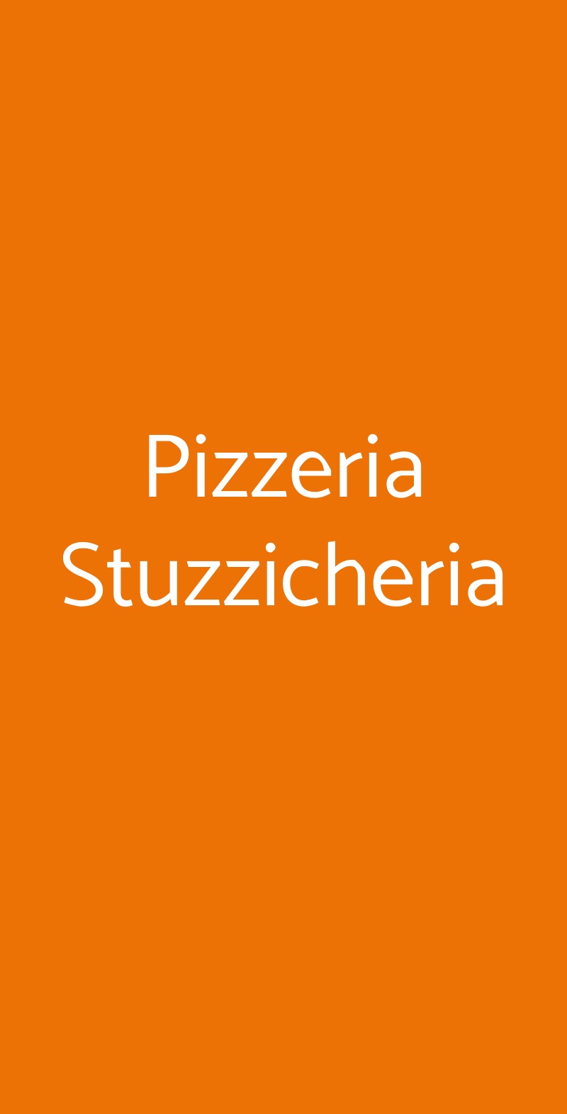 Pizzeria Stuzzicheria Trieste menù 1 pagina