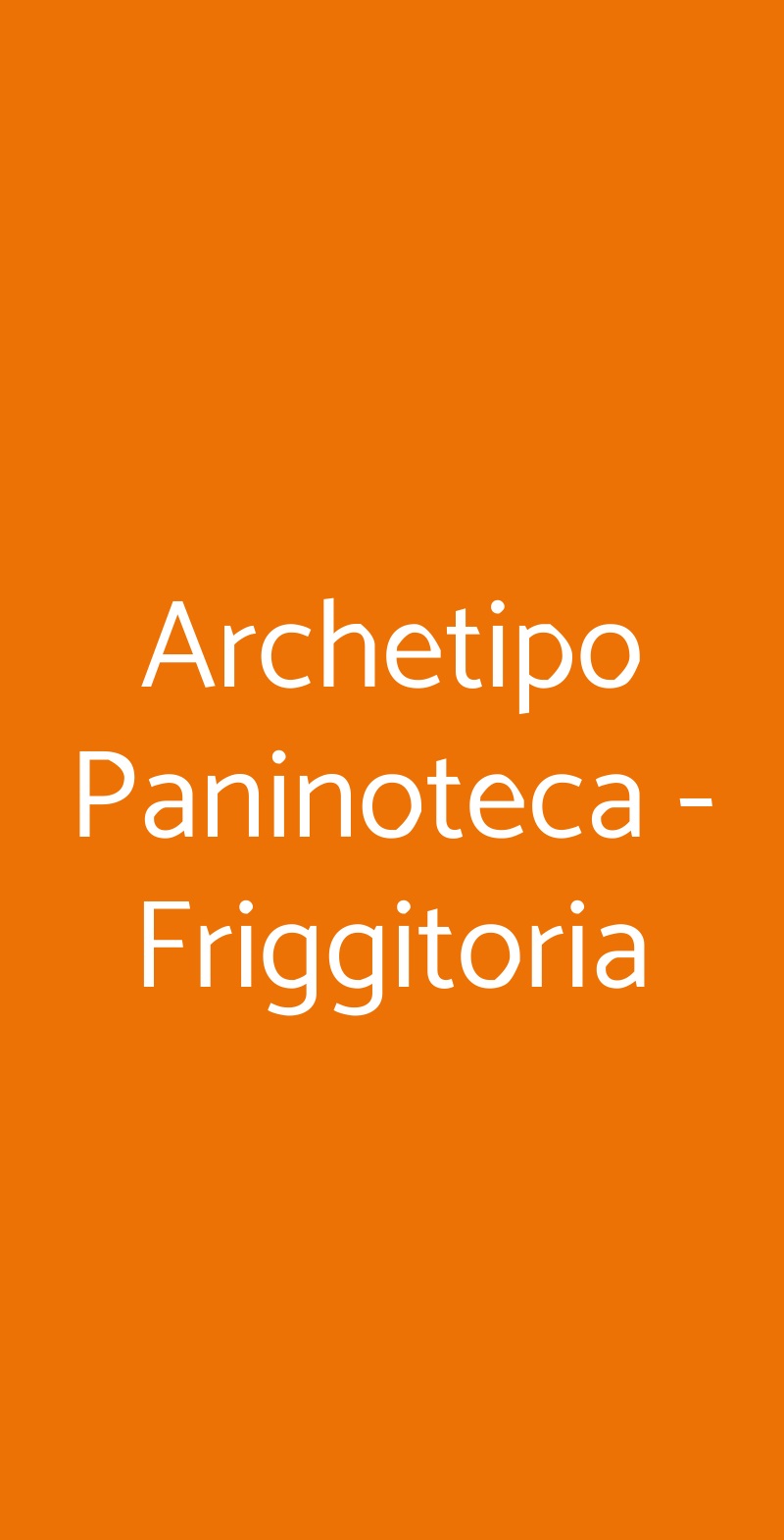 Archetipo Paninoteca - Friggitoria Pollena Trocchia menù 1 pagina