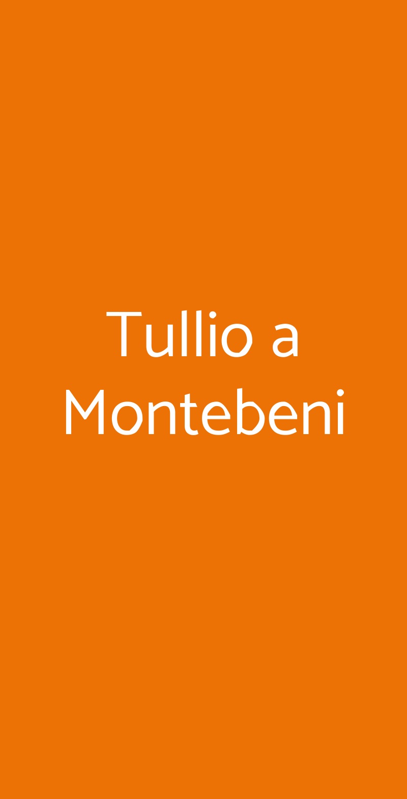 Tullio A Montebeni, Fiesole