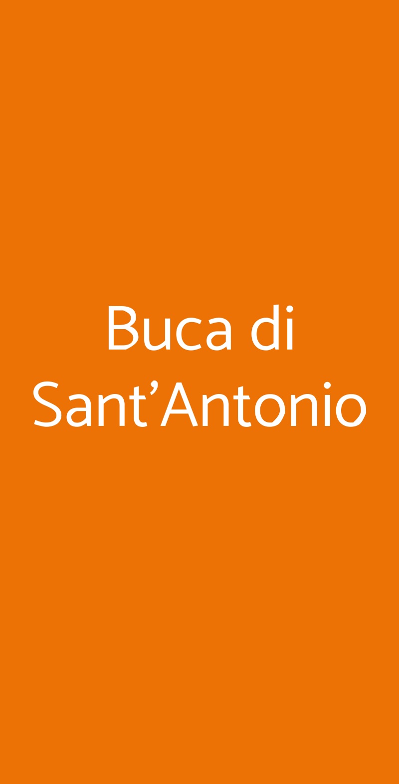 Buca di Sant'Antonio LUCCA menù 1 pagina