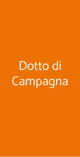 Dotto Di Campagna