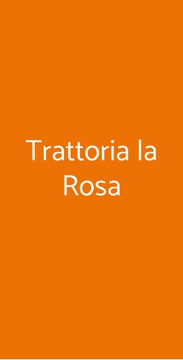 Trattoria La Rosa, Sant'Agnello