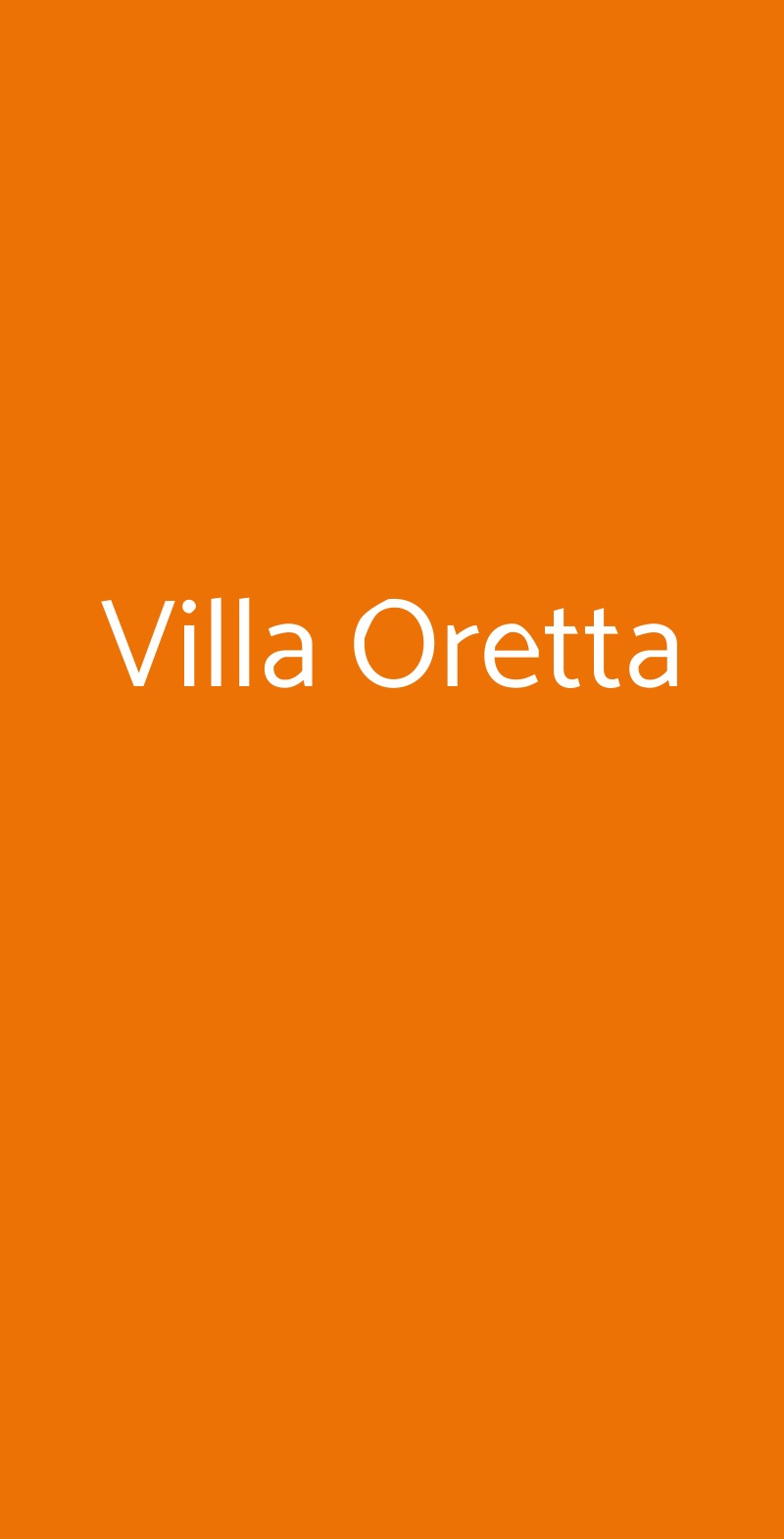 Villa Oretta Cortina d'Ampezzo menù 1 pagina