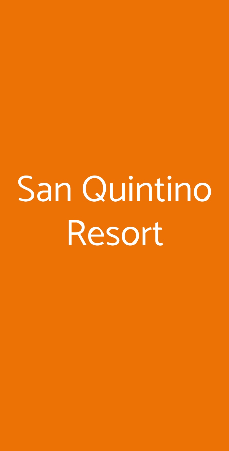 San Quintino Resort Busca menù 1 pagina