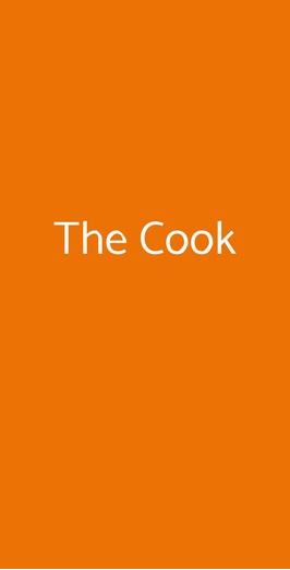 The Cook, ARENZANO