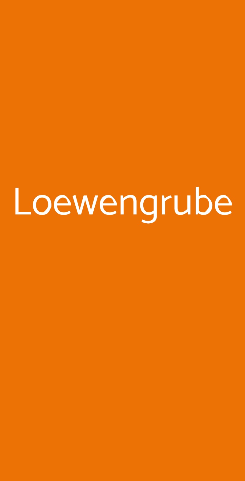 Loewengrube Bolzano menù 1 pagina