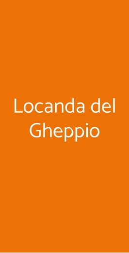 Locanda Del Gheppio, SCANDOLARA RIPA D'OGLIO