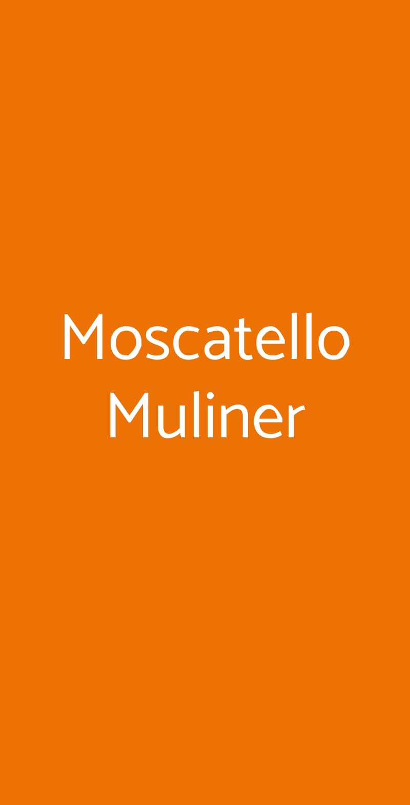 Moscatello Muliner Pozzolengo menù 1 pagina