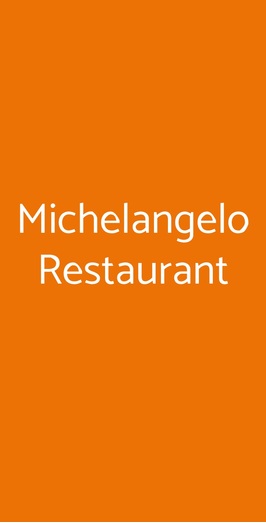 Michelangelo Restaurant, Segrate