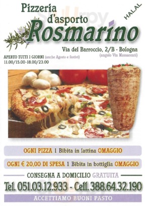 Pizzeria D'asporto Rosmarino, Bologna