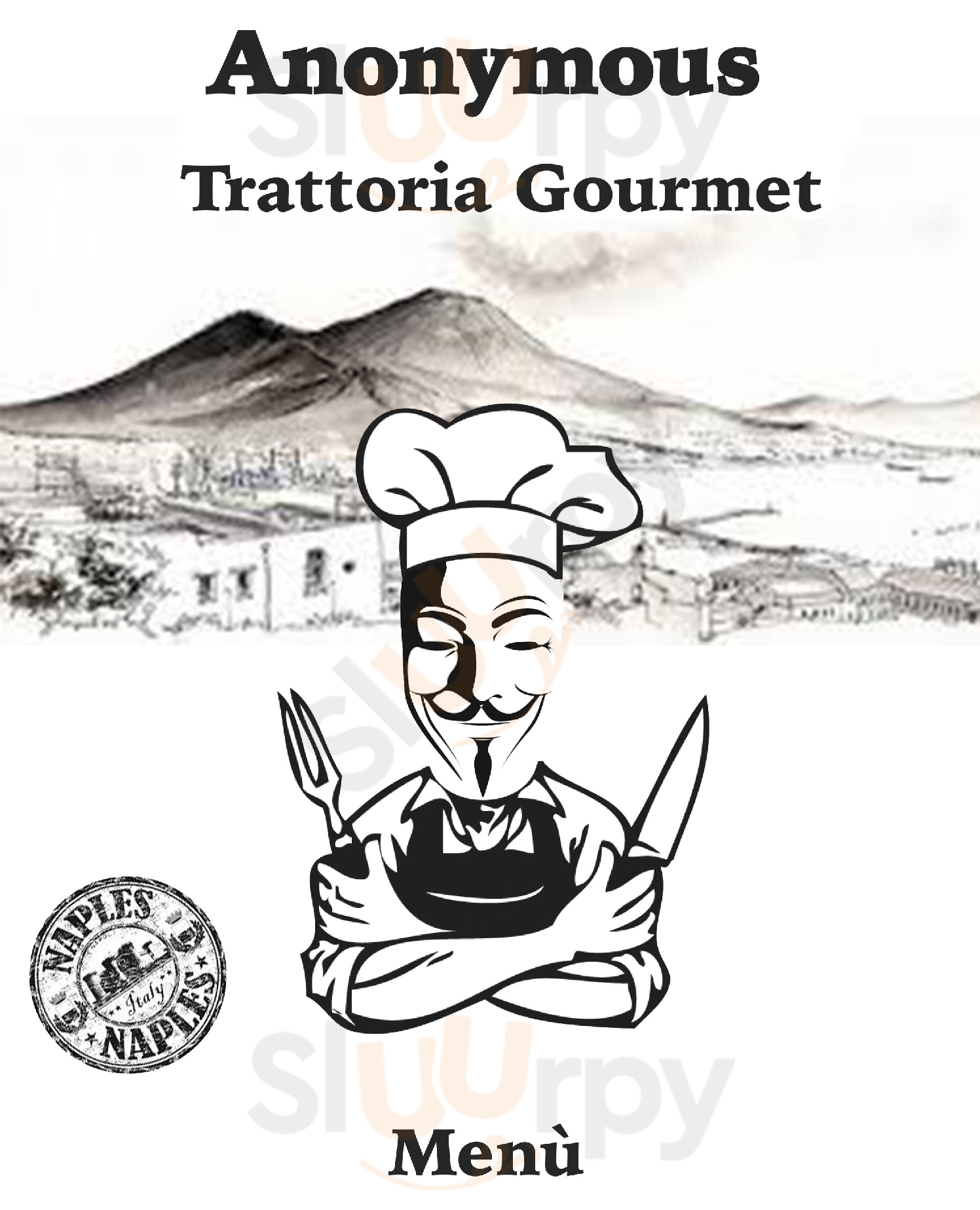 Anonymous Trattoria Gourmet Napoli menù 1 pagina