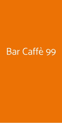 Bar Caffè 99, Torino