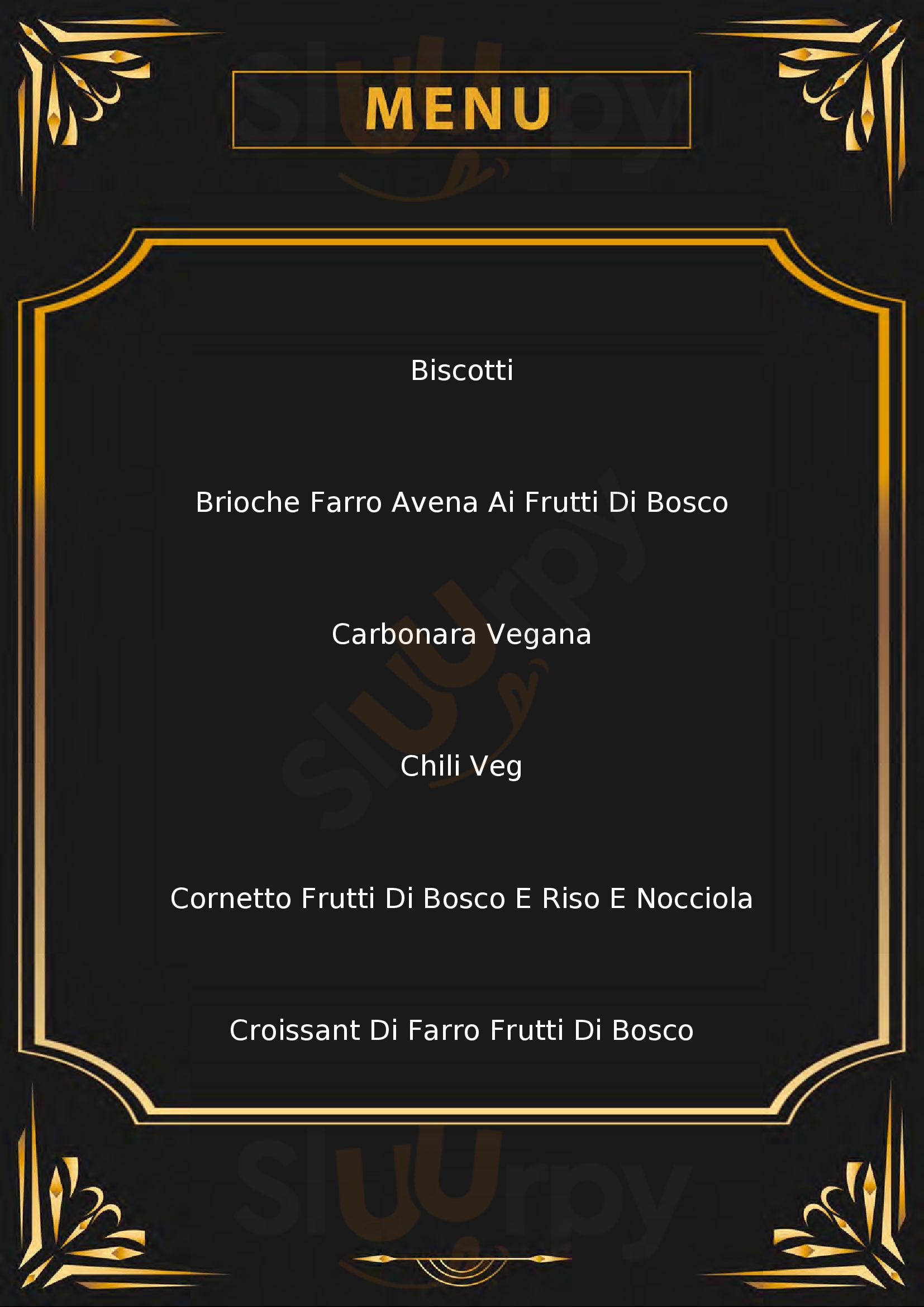 Bottega Vegana Modena menù 1 pagina