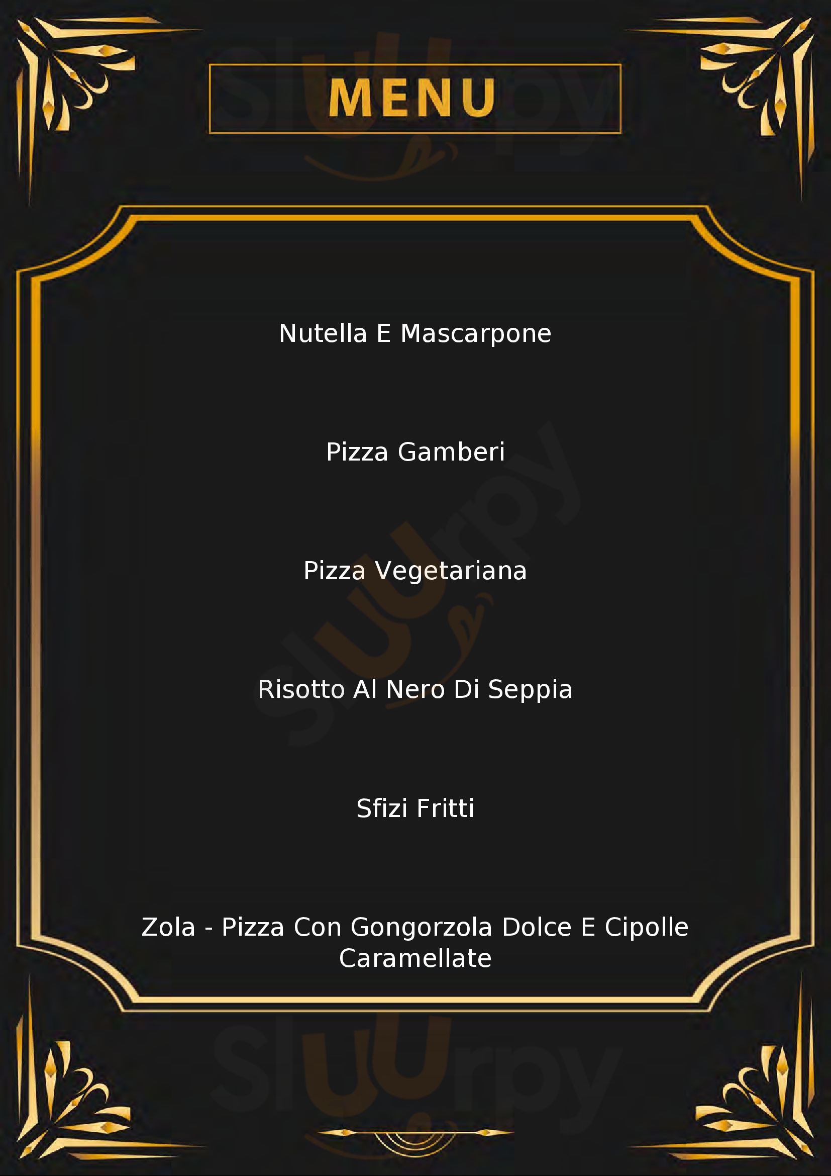 Pizza Gourmet Parma menù 1 pagina