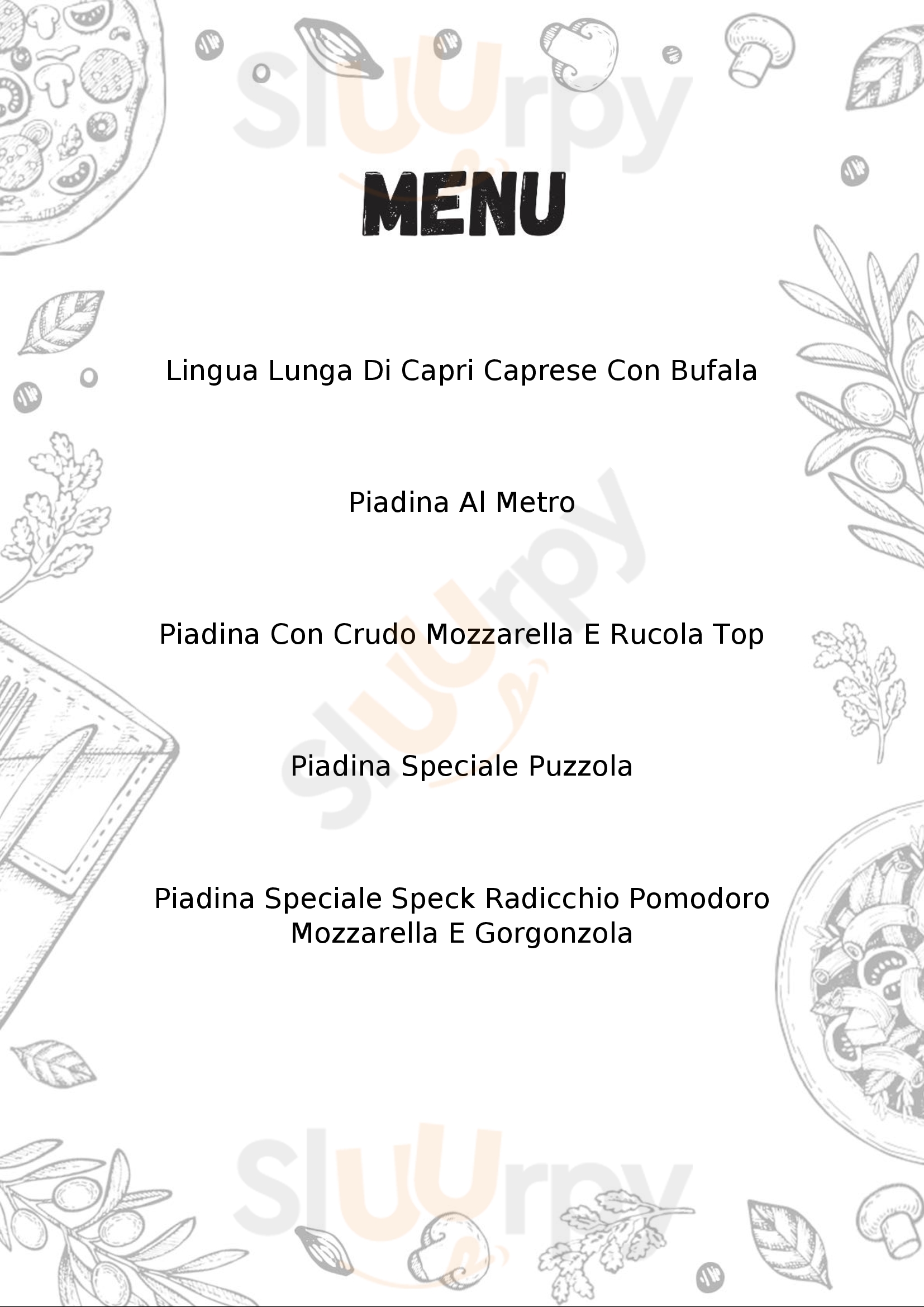 Da Leonella - Briciole di Piadina Lido Adriano menù 1 pagina