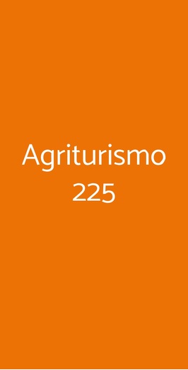 Agriturismo 225, Lamezia Terme