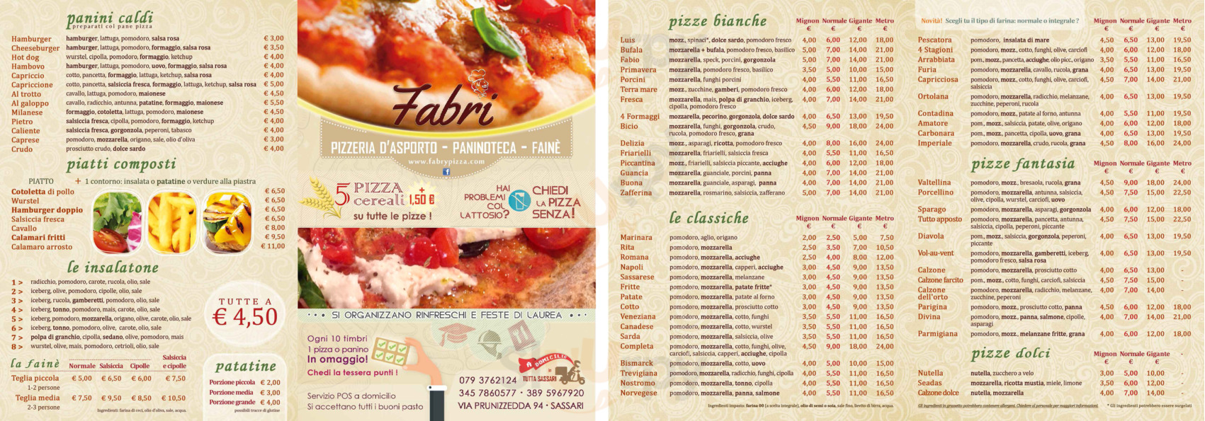 Fabry Pizza, Sassari