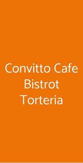 Convitto Cafe Bistrot Torteria, Torino