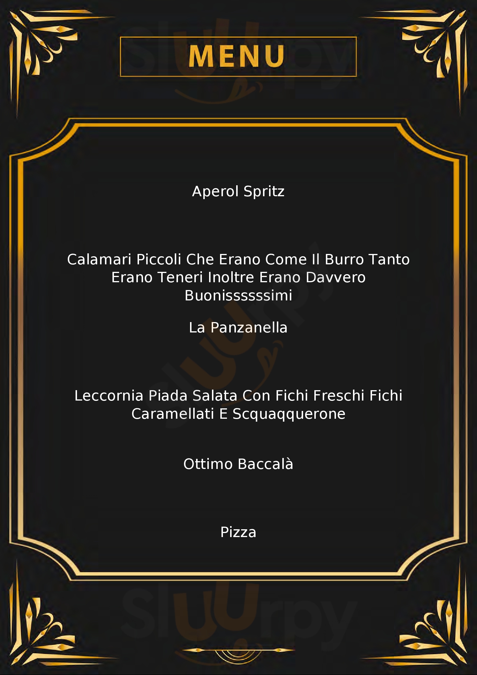 Il Pizzicagnolo Officina Alimentare Rimini menù 1 pagina