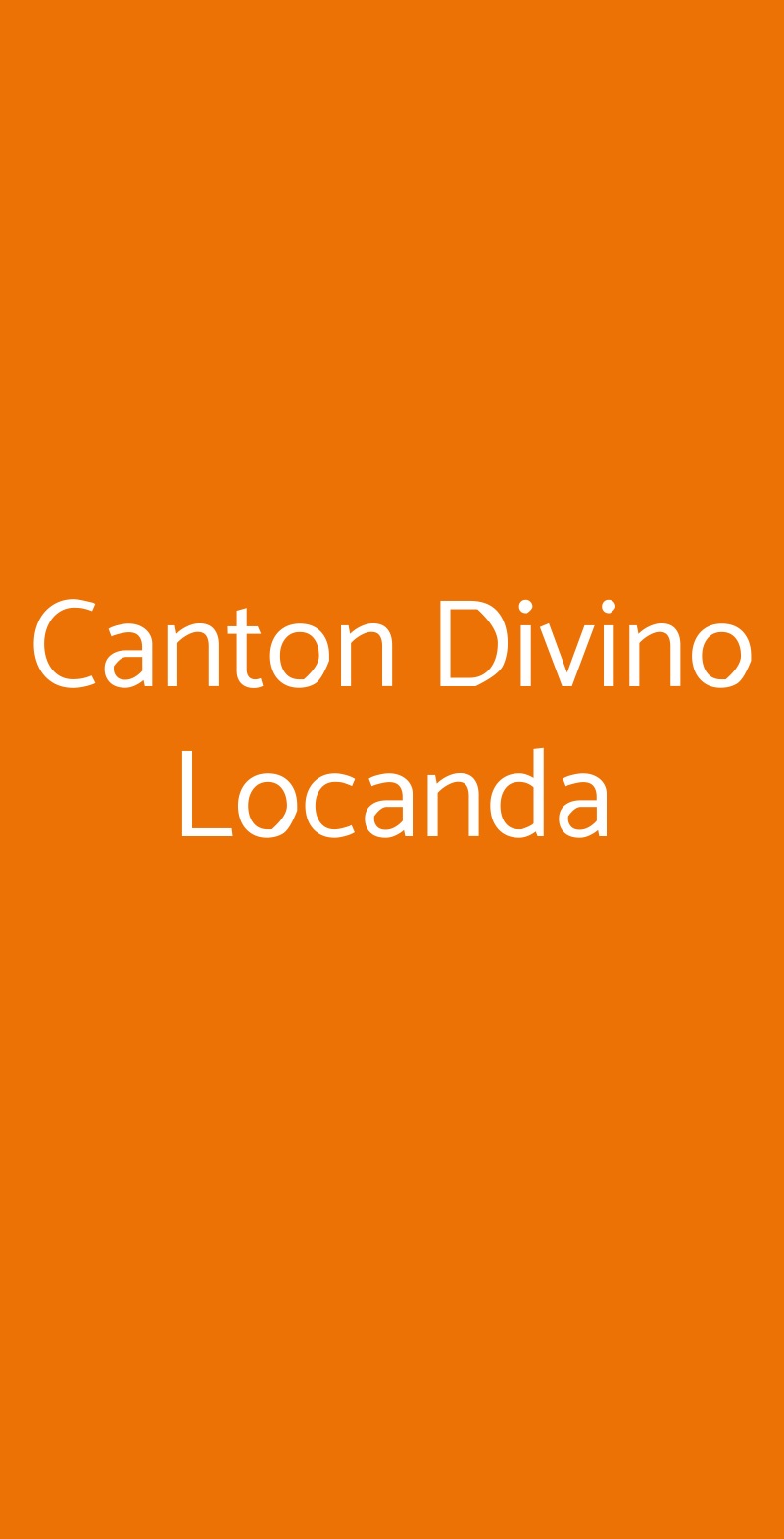 Canton Divino Locanda Avigliana menù 1 pagina