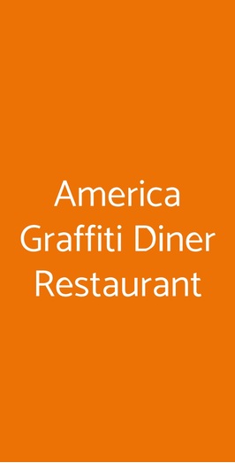 America Graffiti Diner Restaurant 